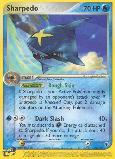 Sharpedo (22/109) [EX: Ruby & Sapphire] | Card Merchant Takapuna