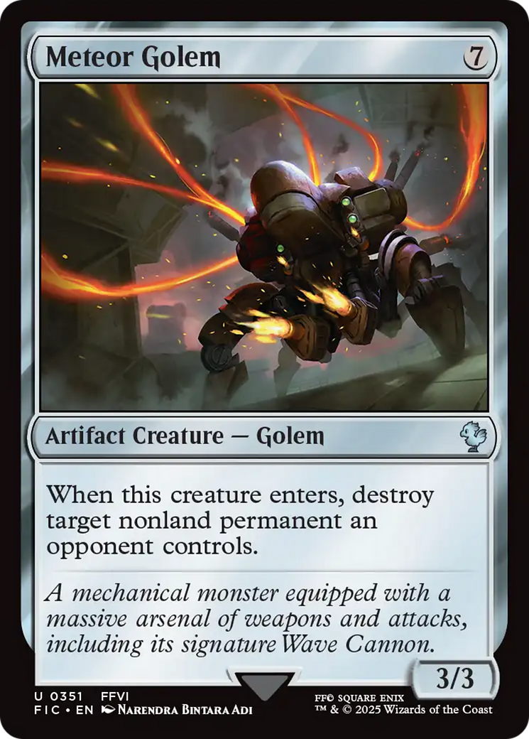 Meteor Golem [FINAL FANTASY Commander] | Card Merchant Takapuna