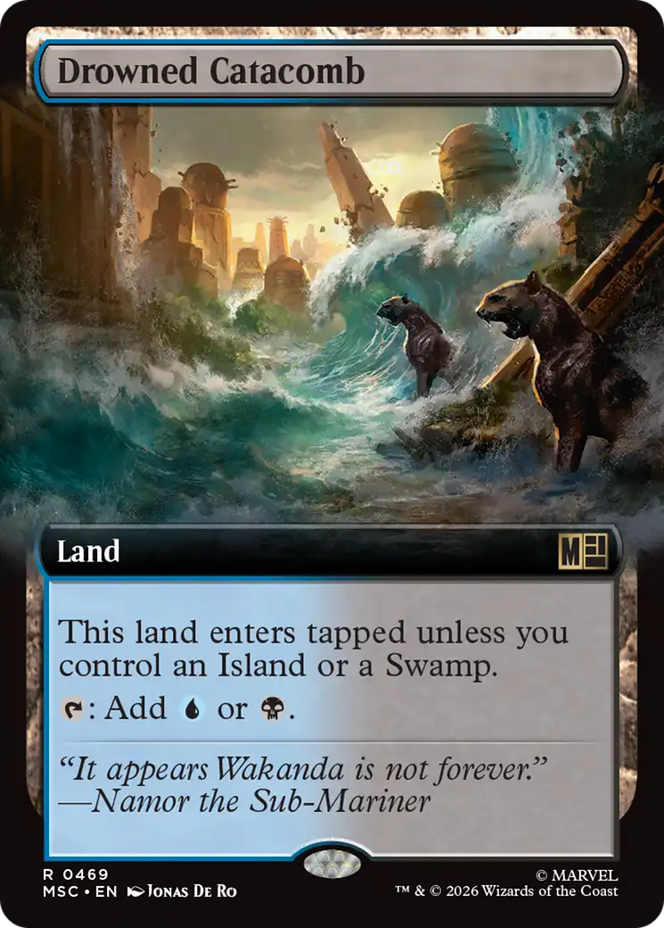Drowned Catacomb (Extended Art) [Marvel Super Heroes Commander] | Card Merchant Takapuna