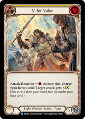 V for Valor (Yellow) [DTD061] (Dusk Till Dawn) | Card Merchant Takapuna