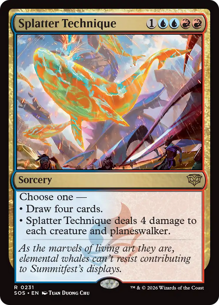 Splatter Technique [Secrets of Strixhaven] | Card Merchant Takapuna