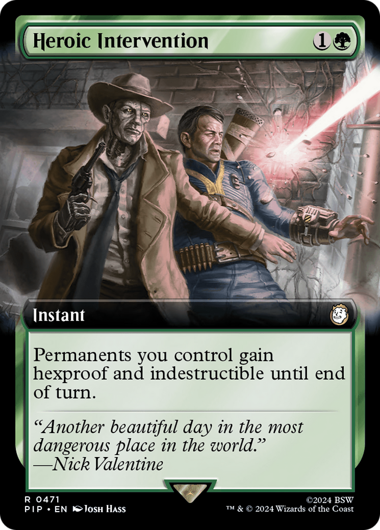 Heroic Intervention (Extended Art) [Fallout] | Card Merchant Takapuna