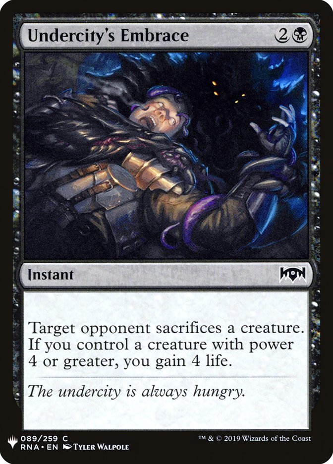 Undercity's Embrace [Mystery Booster] | Card Merchant Takapuna