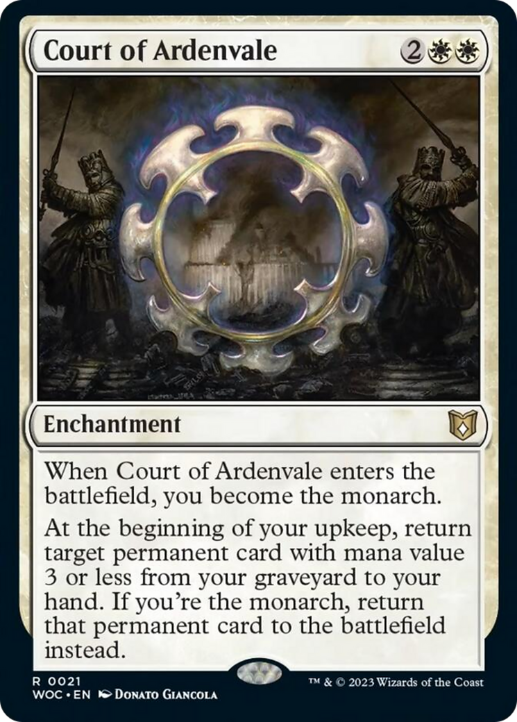Court of Ardenvale [Wilds of Eldraine Commander] | Card Merchant Takapuna