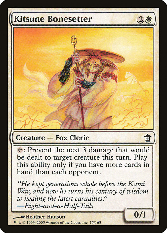 Kitsune Bonesetter [Saviors of Kamigawa] | Card Merchant Takapuna