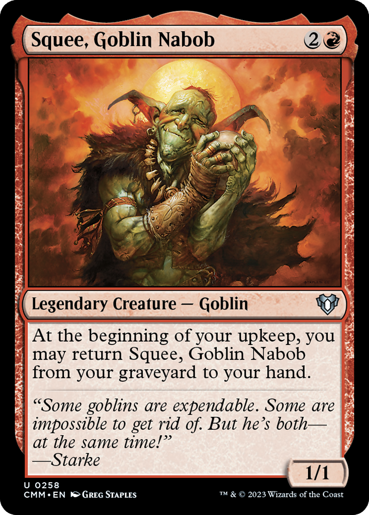 Squee, Goblin Nabob [Commander Masters] | Card Merchant Takapuna
