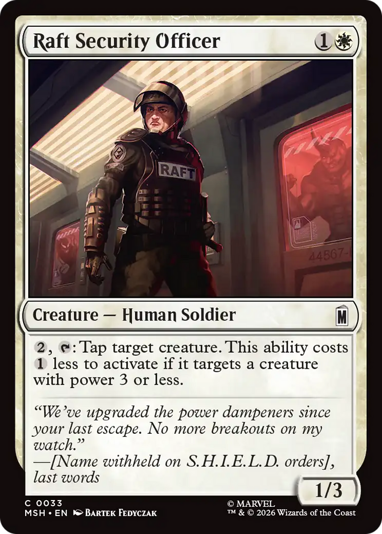 Raft Security Officer [Marvel Super Heroes] | Card Merchant Takapuna
