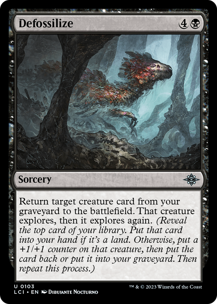 Defossilize [The Lost Caverns of Ixalan] | Card Merchant Takapuna