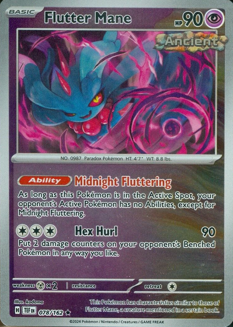Flutter Mane (078/162) [Scarlet & Violet: Temporal Forces] | Card Merchant Takapuna