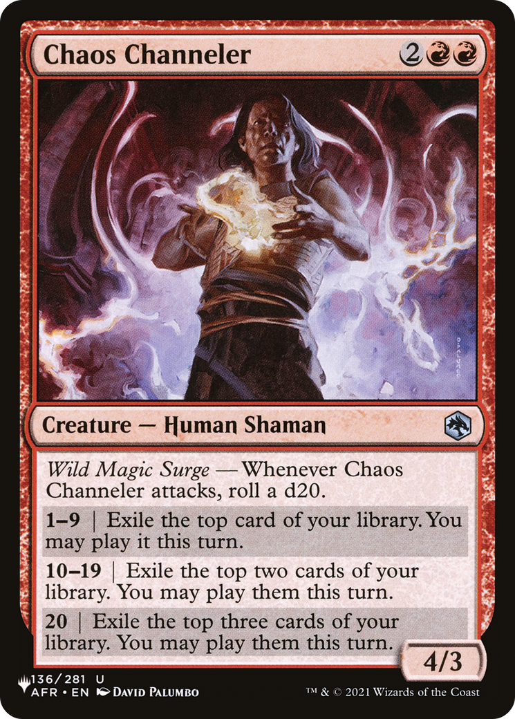 Chaos Channeler [The List] | Card Merchant Takapuna