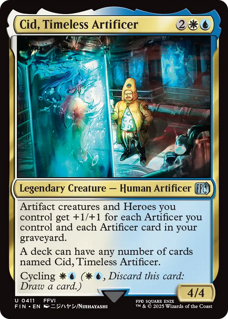 Cid, Timeless Artificer (0411) [FINAL FANTASY] | Card Merchant Takapuna