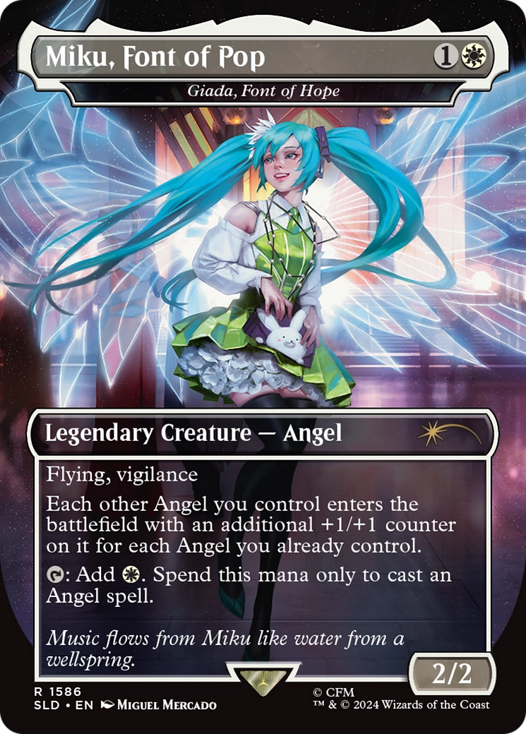 Miku, Font of Pop - Giada, Font of Hope [Secret Lair Drop Series] | Card Merchant Takapuna