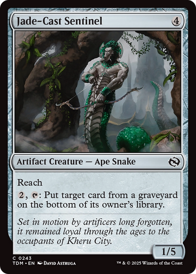 Jade-Cast Sentinel [Tarkir: Dragonstorm] | Card Merchant Takapuna