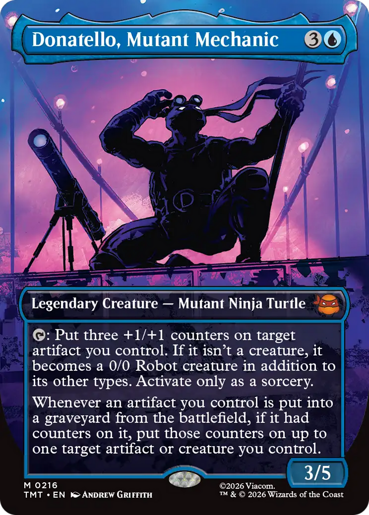 Donatello, Mutant Mechanic (Borderless) [Teenage Mutant Ninja Turtles] | Card Merchant Takapuna