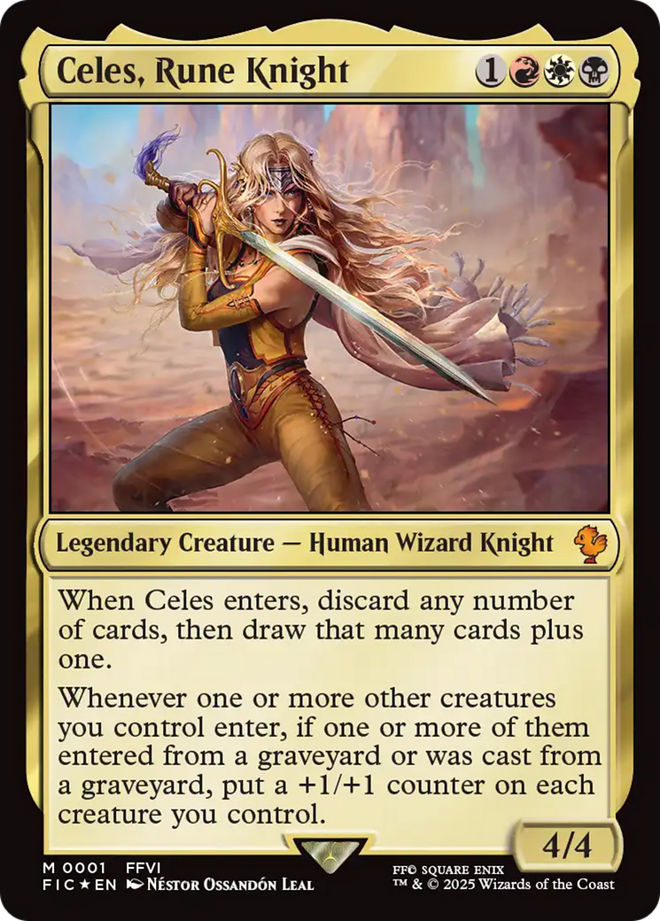 Celes, Rune Knight (0001) [FINAL FANTASY Commander] | Card Merchant Takapuna