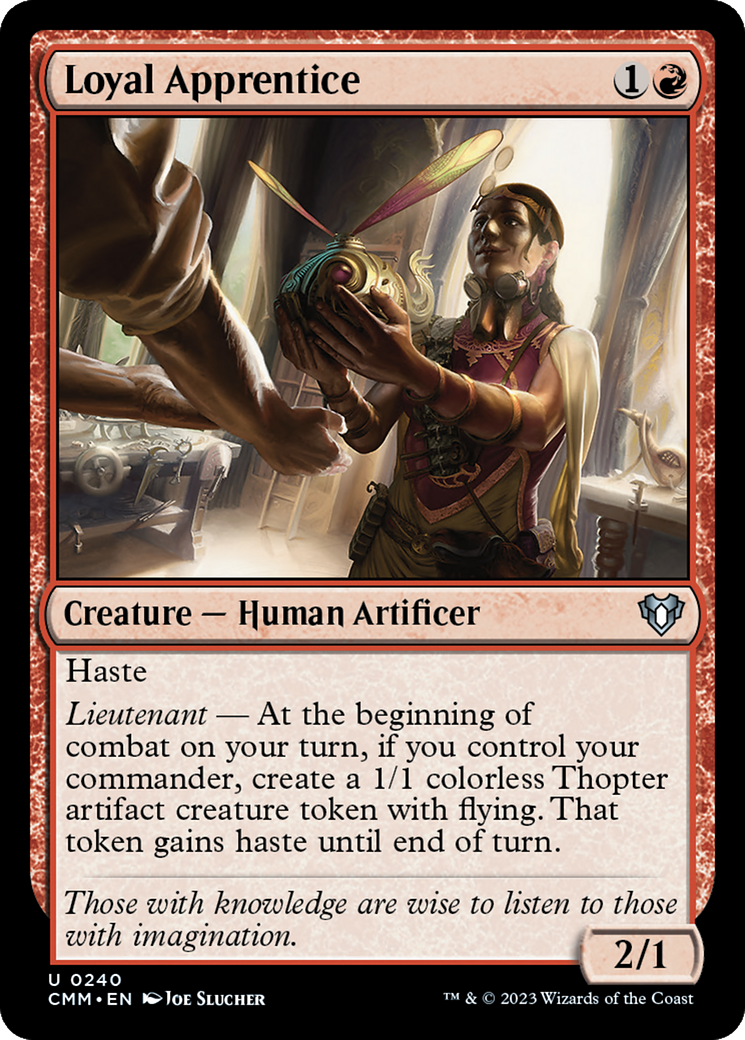 Loyal Apprentice [Commander Masters] | Card Merchant Takapuna
