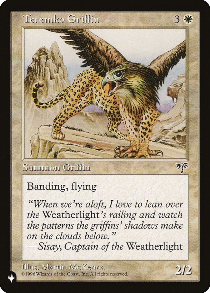 Teremko Griffin [The List] | Card Merchant Takapuna