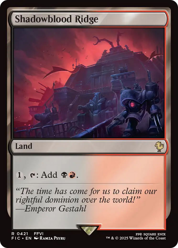 Shadowblood Ridge [FINAL FANTASY Commander] | Card Merchant Takapuna