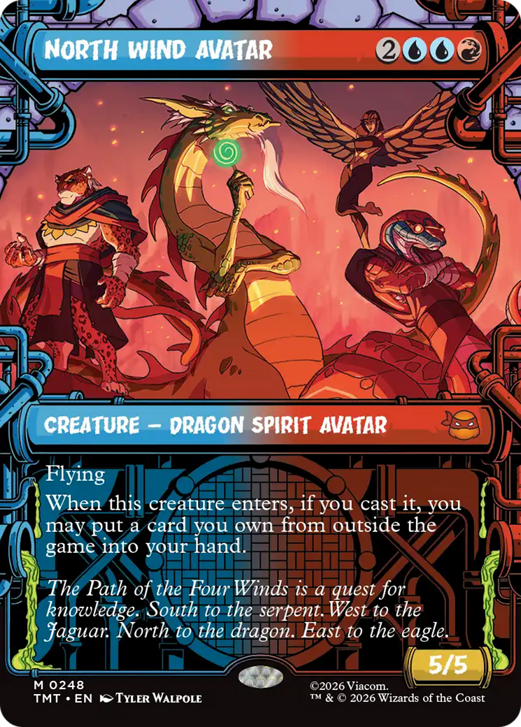 North Wind Avatar (Showcase) [Teenage Mutant Ninja Turtles] | Card Merchant Takapuna