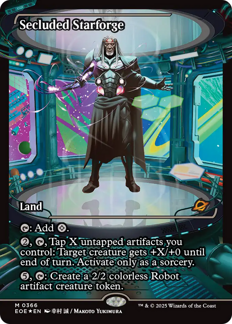 Secluded Starforge (Showcase) [Edge of Eternities] | Card Merchant Takapuna