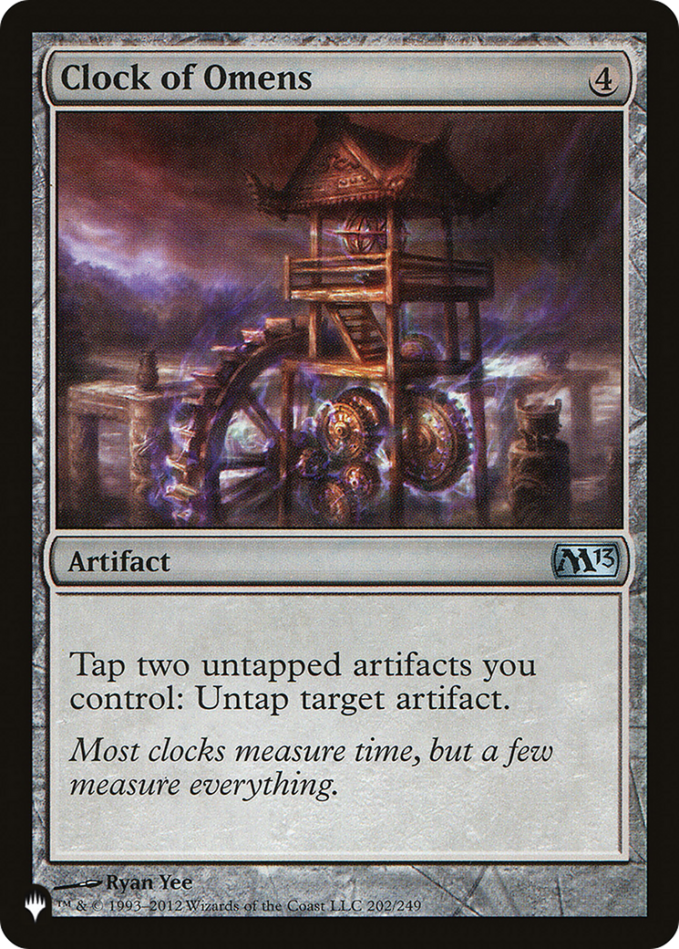 Clock of Omens [The List] | Card Merchant Takapuna