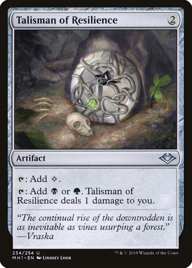 Talisman of Resilience [Modern Horizons] | Card Merchant Takapuna