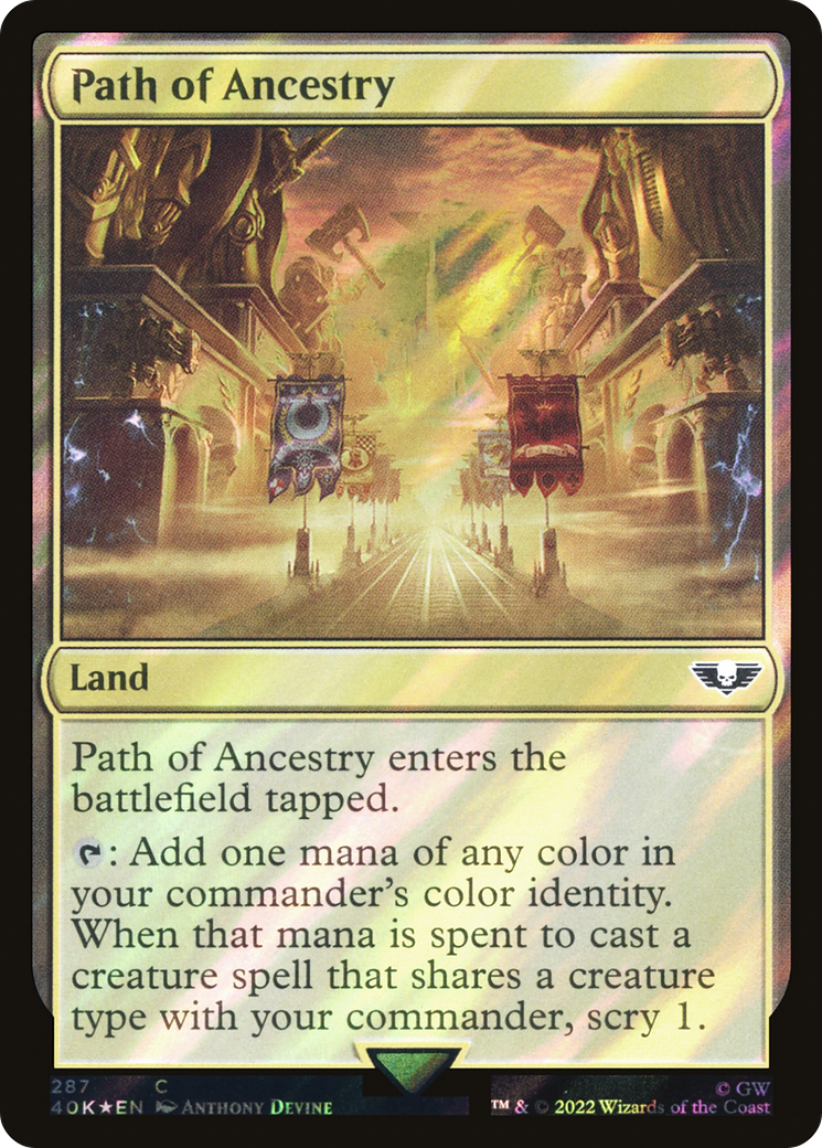 Path of Ancestry (Surge Foil) [Marvel Super Heroes Commander] | Card Merchant Takapuna