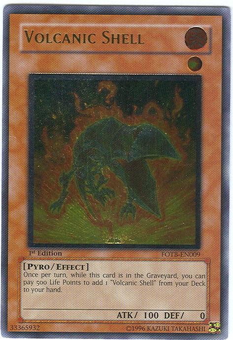 Volcanic Shell [FOTB-EN009] Ultimate Rare | Card Merchant Takapuna
