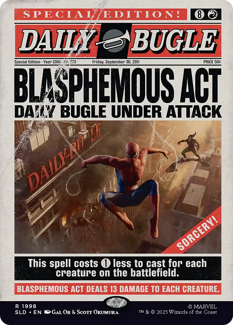 Blasphemous Act (1998) (Rainbow Foil) [Secret Lair Drop Series] | Card Merchant Takapuna