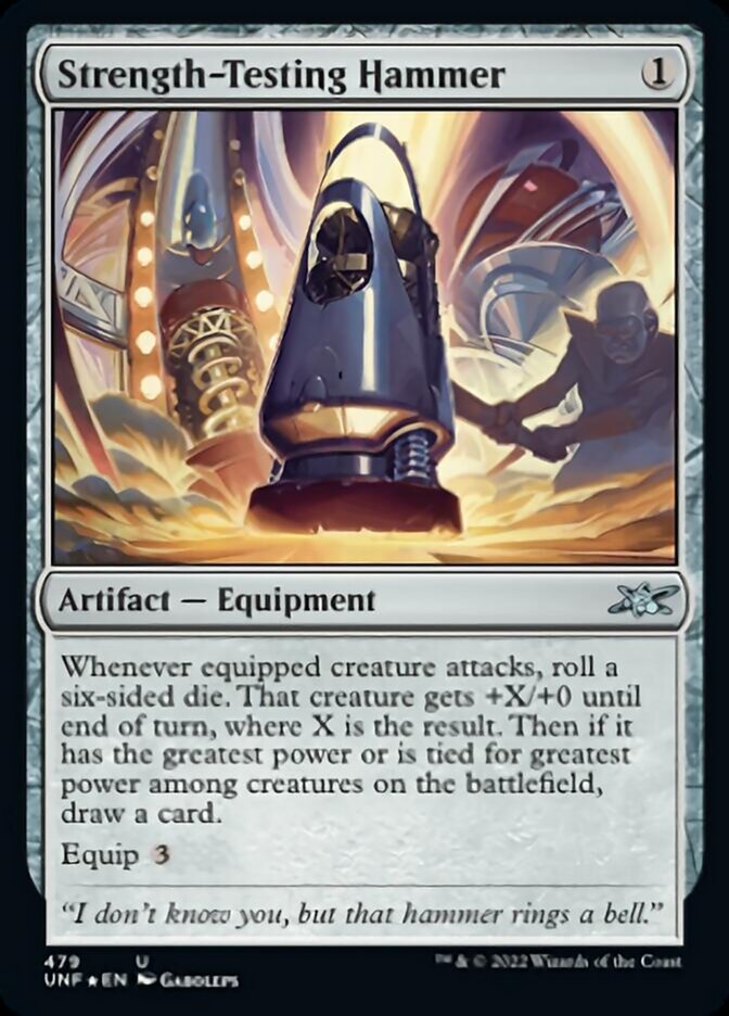 Strength-Testing Hammer (Galaxy Foil) [Unfinity] | Card Merchant Takapuna
