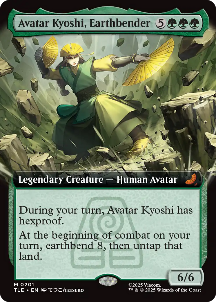 Avatar Kyoshi, Earthbender (Extended Art) [Avatar: The Last Airbender: Eternal-Legal] | Card Merchant Takapuna