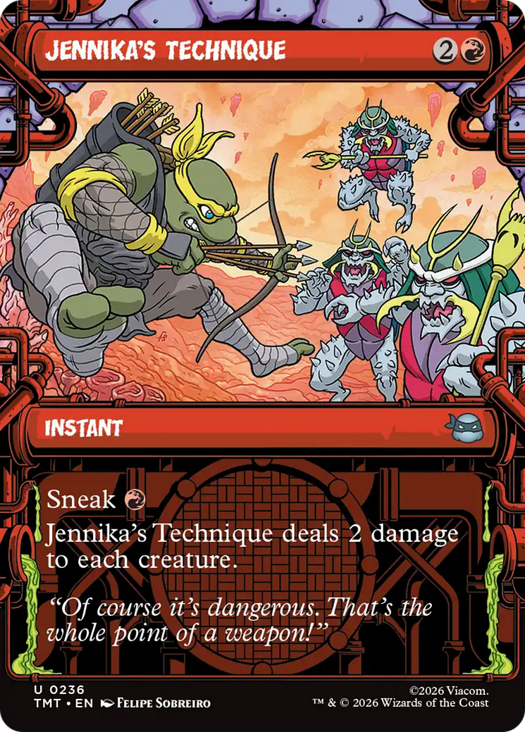 Jennika's Technique (Showcase) [Teenage Mutant Ninja Turtles] | Card Merchant Takapuna