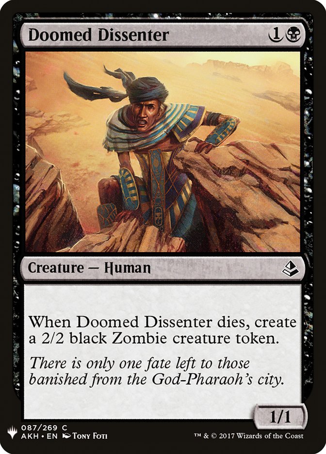 Doomed Dissenter [Mystery Booster] | Card Merchant Takapuna