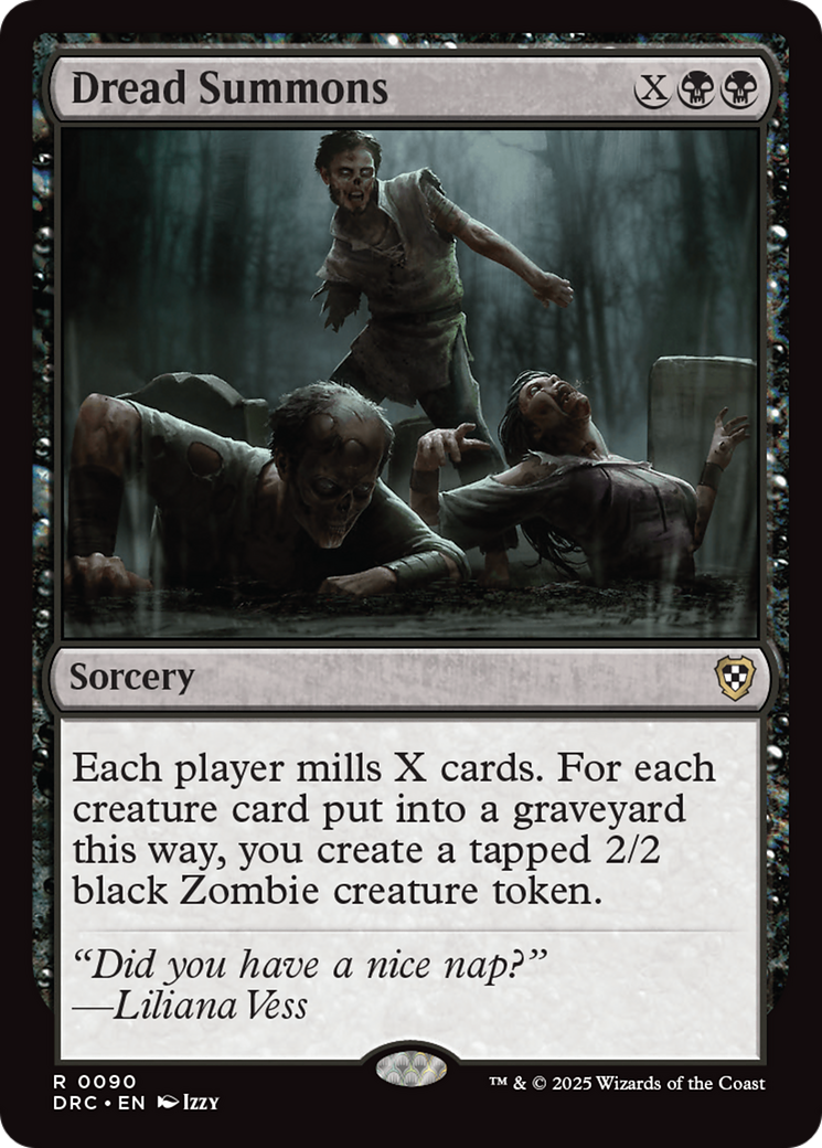 Dread Summons [Aetherdrift Commander] | Card Merchant Takapuna