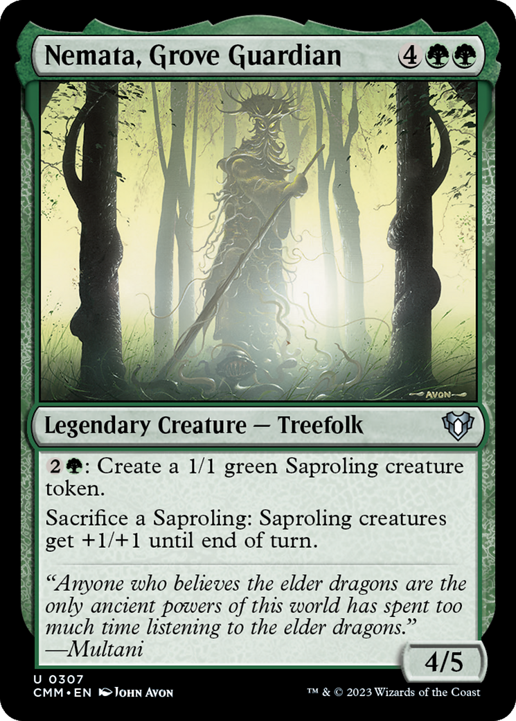 Nemata, Grove Guardian [Commander Masters] | Card Merchant Takapuna