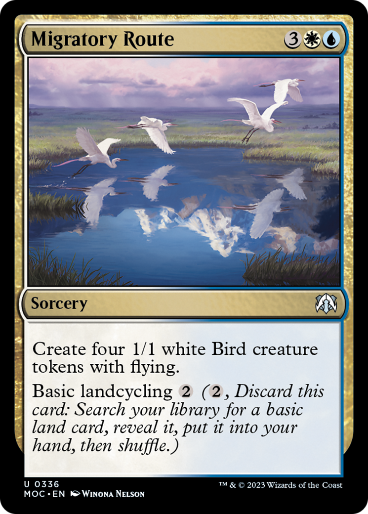 Migratory Route [March of the Machine Commander] | Card Merchant Takapuna
