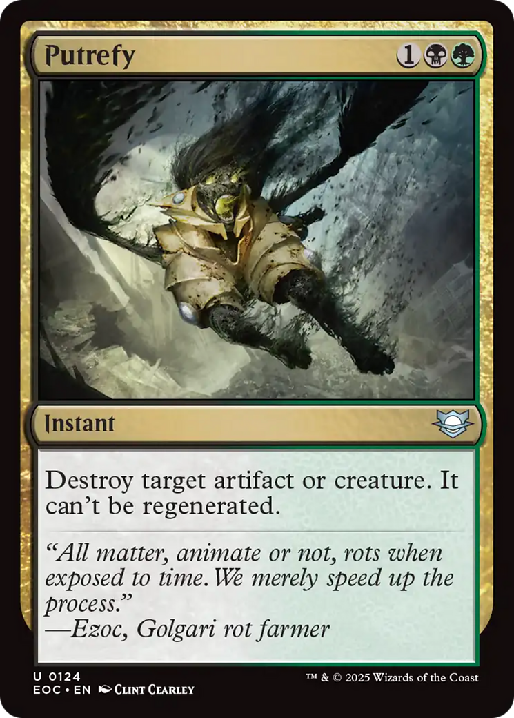 Putrefy [Edge of Eternities Commander] | Card Merchant Takapuna