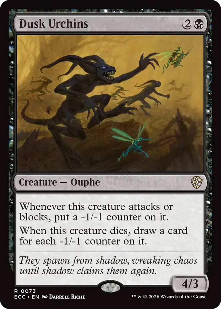 Dusk Urchins [Lorwyn Eclipsed Commander] | Card Merchant Takapuna