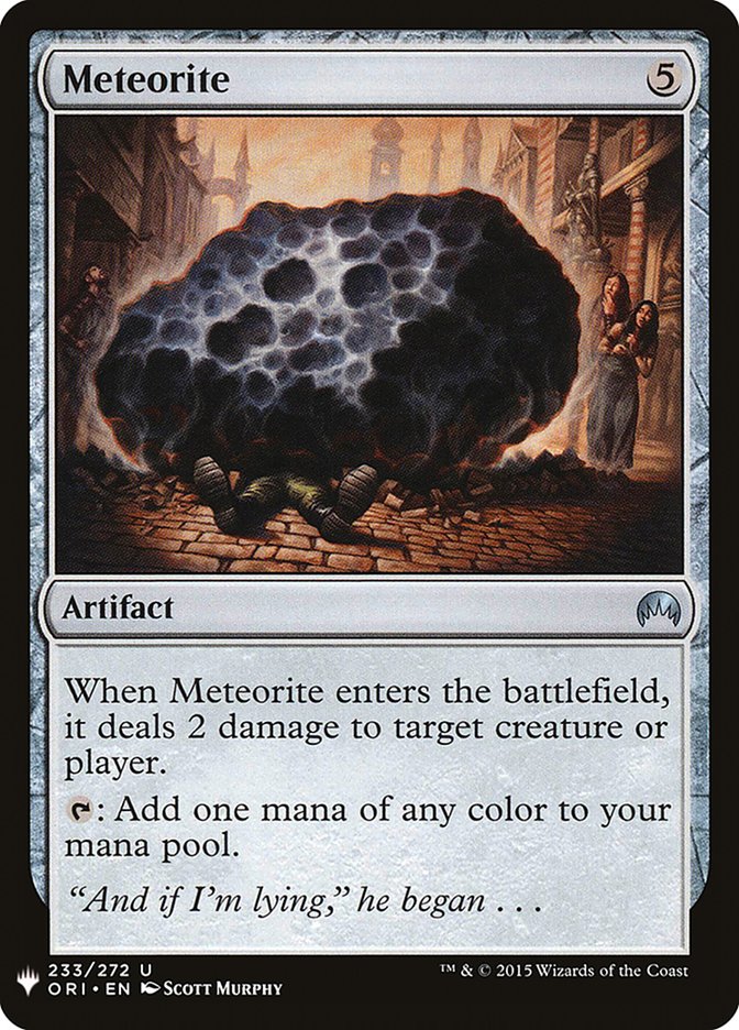 Meteorite [Mystery Booster] | Card Merchant Takapuna