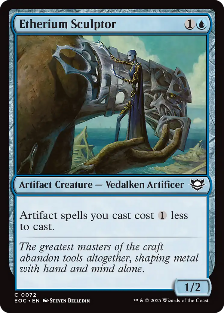 Etherium Sculptor [Edge of Eternities Commander] | Card Merchant Takapuna