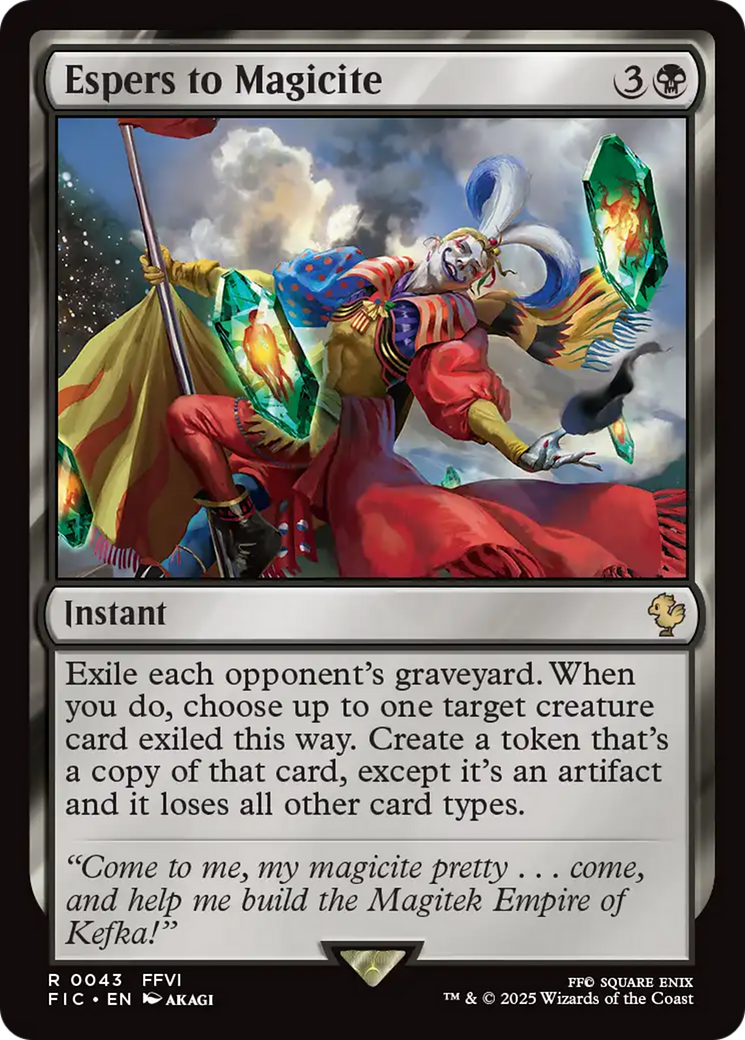 Espers to Magicite [FINAL FANTASY Commander] | Card Merchant Takapuna