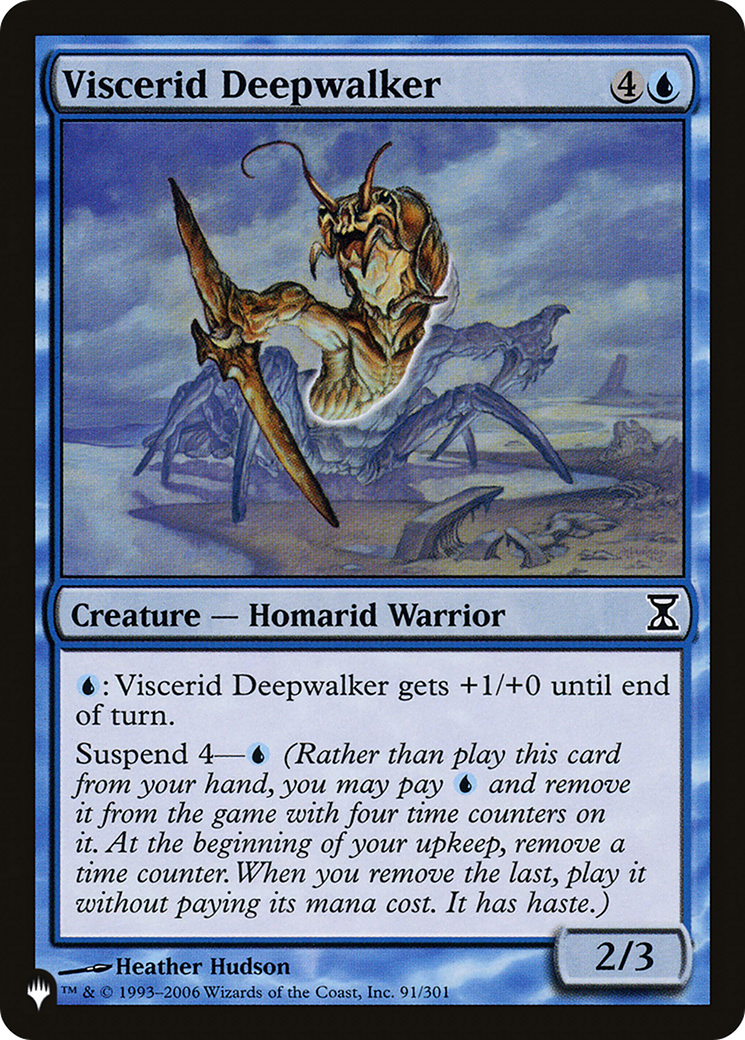 Viscerid Deepwalker [The List] | Card Merchant Takapuna
