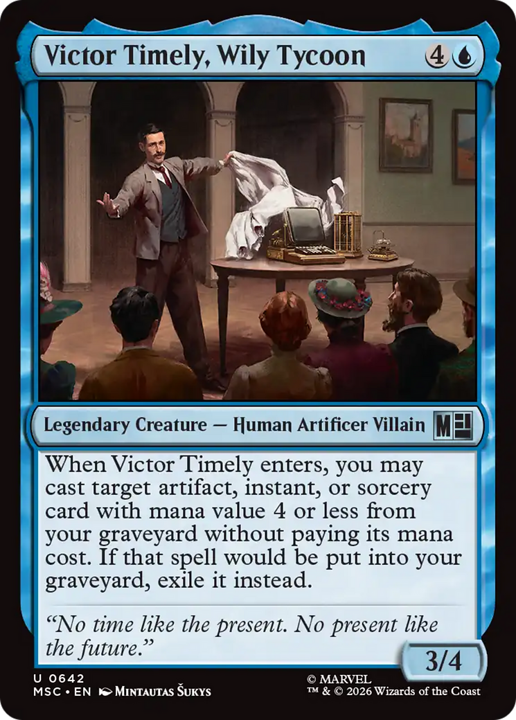 Victor Timely, Wily Tycoon [Marvel Super Heroes Commander] | Card Merchant Takapuna