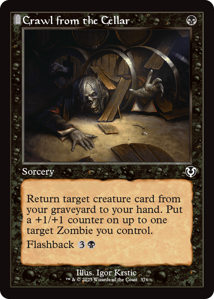 Crawl from the Cellar (Retro Frame) [Innistrad Remastered] | Card Merchant Takapuna