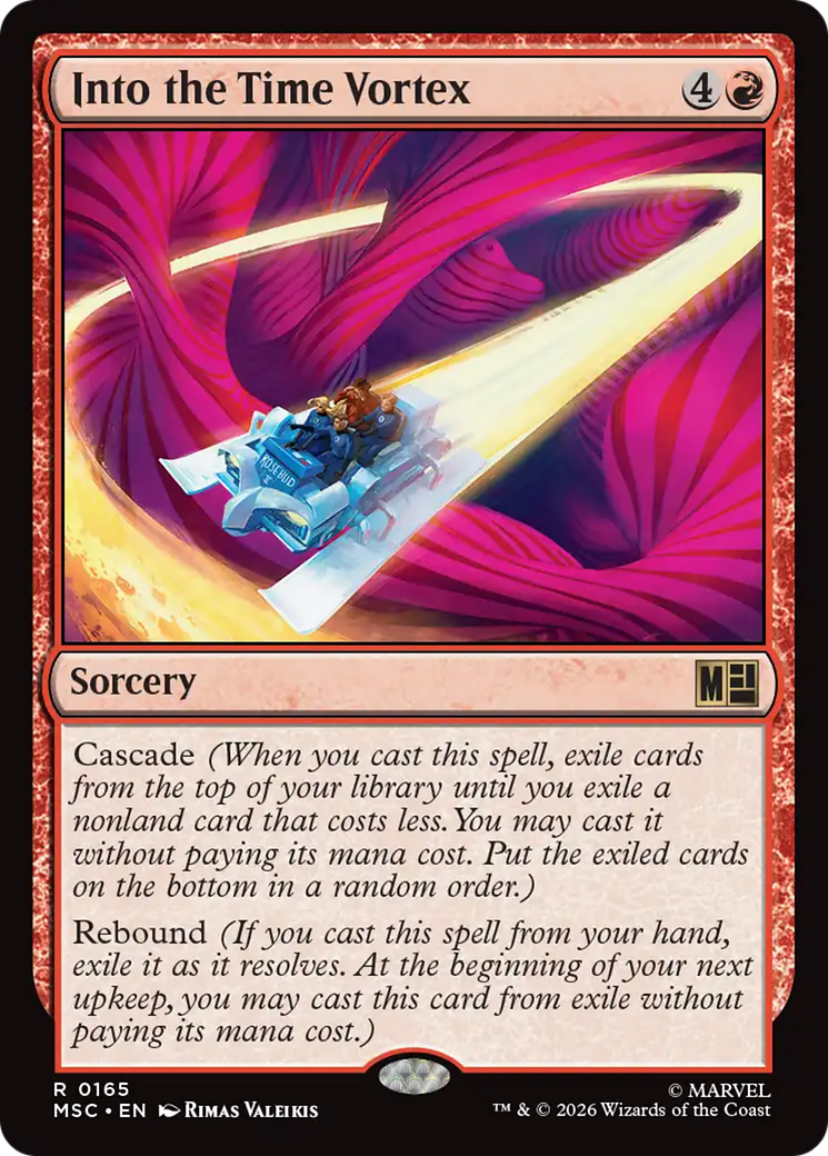 Into the Time Vortex (Surge Foil) [Marvel Super Heroes Commander] | Card Merchant Takapuna