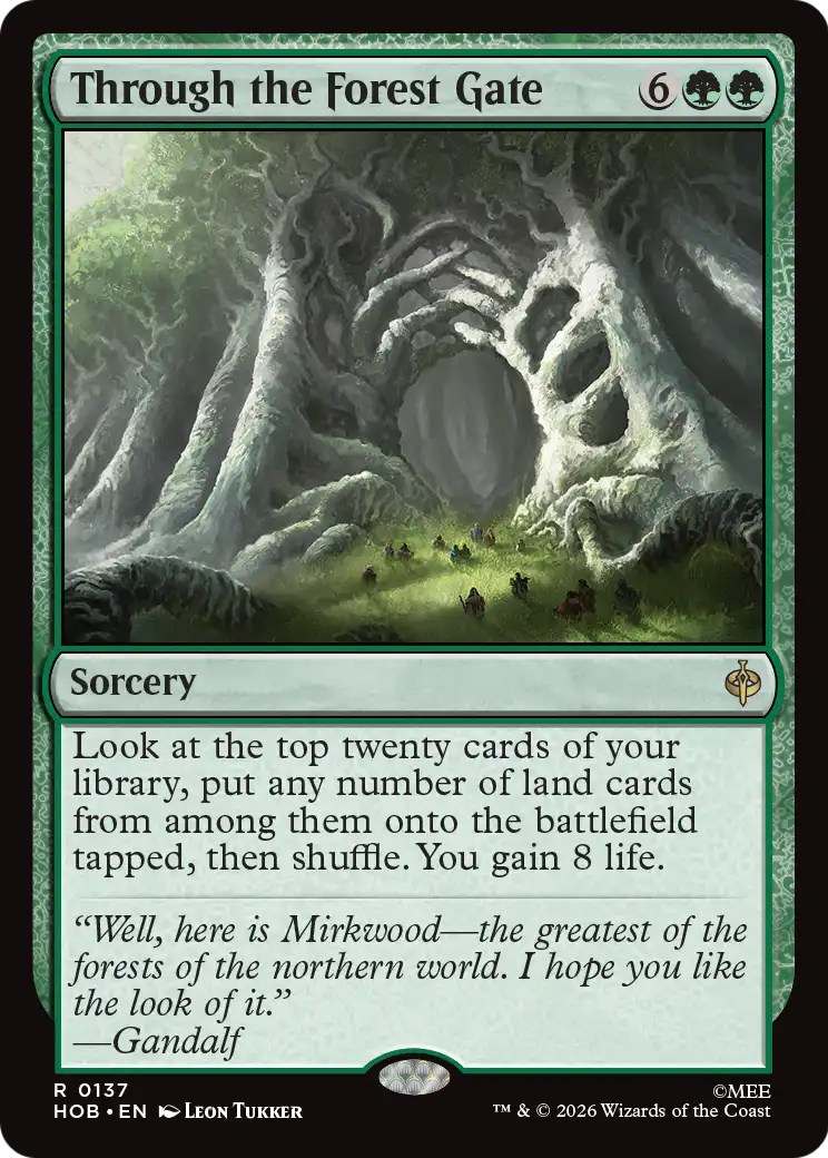 Through the Forest Gate [The Hobbit] | Card Merchant Takapuna