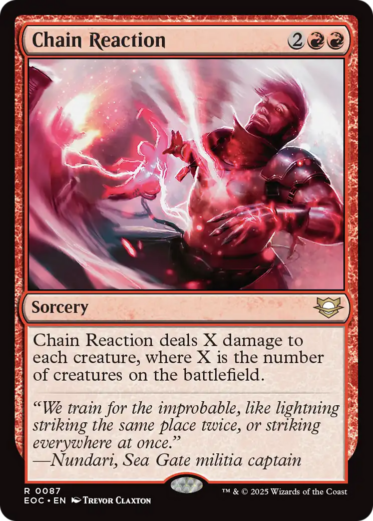 Chain Reaction [Edge of Eternities Commander] | Card Merchant Takapuna