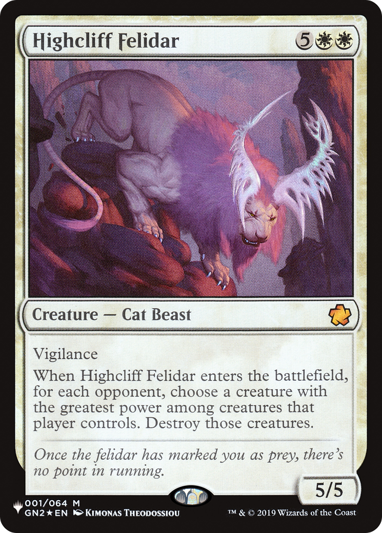 Highcliff Felidar [The List] | Card Merchant Takapuna