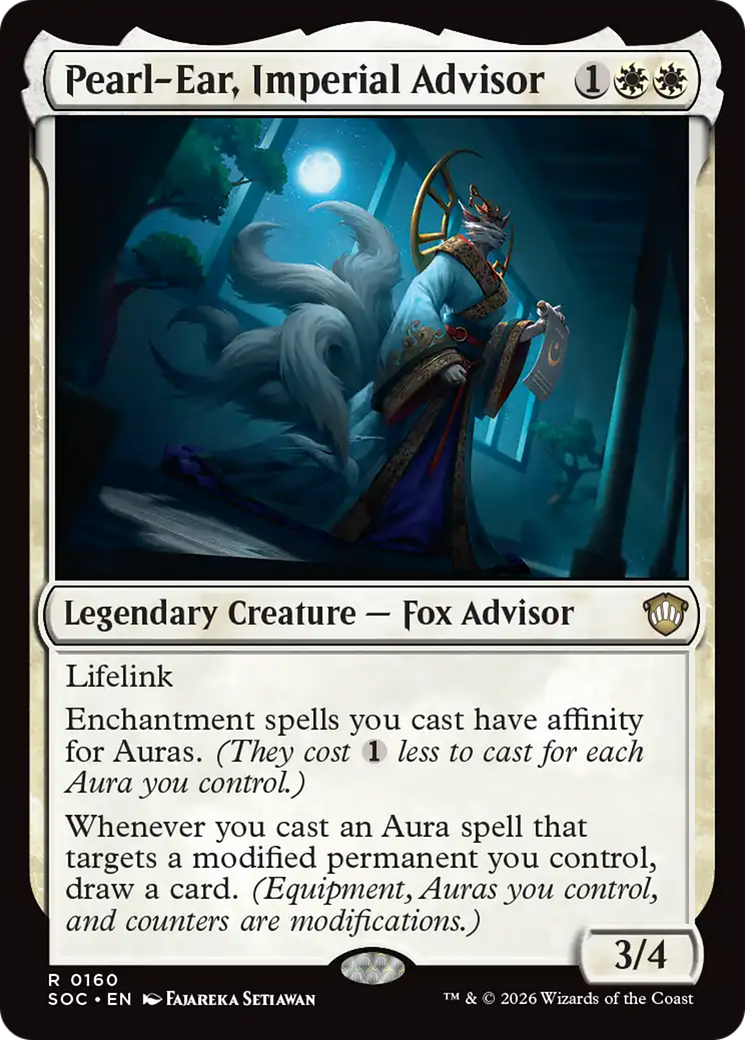 Pearl-Ear, Imperial Advisor [Secrets of Strixhaven Commander] | Card Merchant Takapuna
