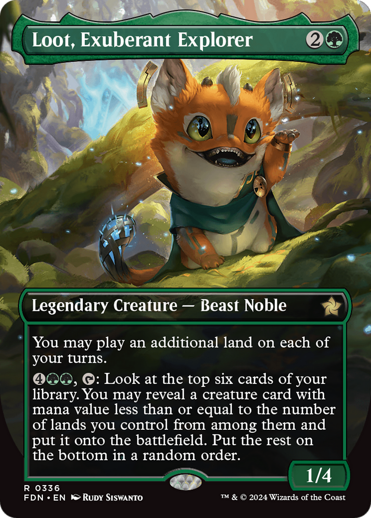 Loot, Exuberant Explorer (Borderless) [Foundations] | Card Merchant Takapuna